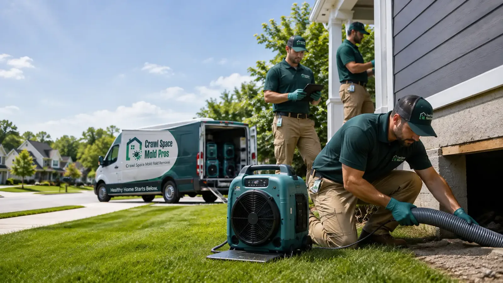 Crawl Space Mold Removal in Cactus, TX
